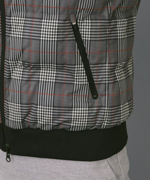 adabat / アダバット ダウンジャケット・ベスト | 【ADABAT NAVY】【撥水】グレンチェック中綿ベスト | 詳細13