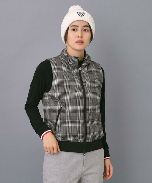 adabat / アダバット ダウンジャケット・ベスト | 【ADABAT NAVY】【撥水】グレンチェック中綿ベスト | 詳細16