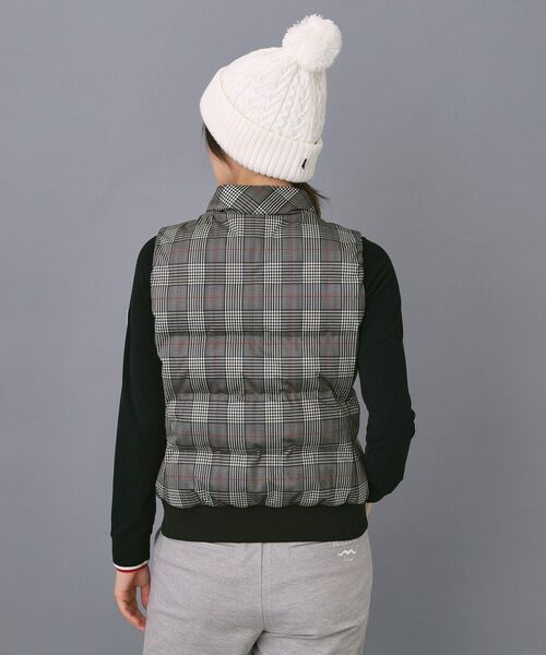adabat / アダバット ダウンジャケット・ベスト | 【ADABAT NAVY】【撥水】グレンチェック中綿ベスト | 詳細3
