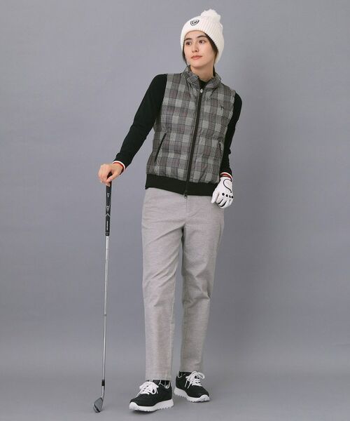 adabat / アダバット ダウンジャケット・ベスト | 【ADABAT NAVY】【撥水】グレンチェック中綿ベスト | 詳細4