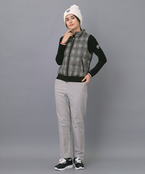 adabat / アダバット ダウンジャケット・ベスト | 【ADABAT NAVY】【撥水】グレンチェック中綿ベスト | 詳細5