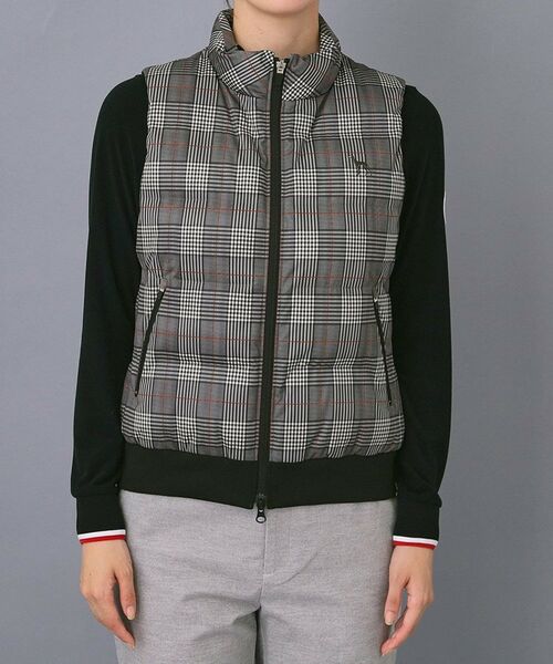 adabat / アダバット ダウンジャケット・ベスト | 【ADABAT NAVY】【撥水】グレンチェック中綿ベスト | 詳細7