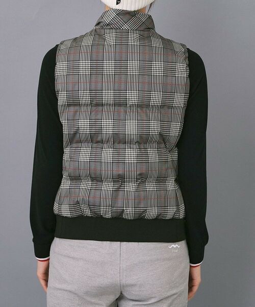 adabat / アダバット ダウンジャケット・ベスト | 【ADABAT NAVY】【撥水】グレンチェック中綿ベスト | 詳細9