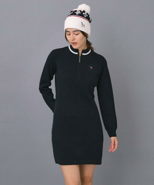 adabat / アダバット ワンピース | 【ADABAT NAVY】フルールドリスニットワンピース | 詳細1