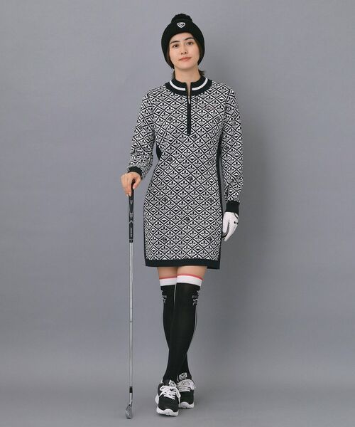 adabat / アダバット ワンピース | 【ADABAT NAVY】フルールドリスニットワンピース | 詳細11