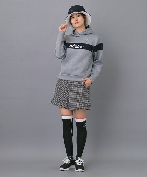 adabat / アダバット ショート・ハーフ・半端丈パンツ | 【ADABAT NAVY】ハイブリッドダウンキュロット | 詳細3