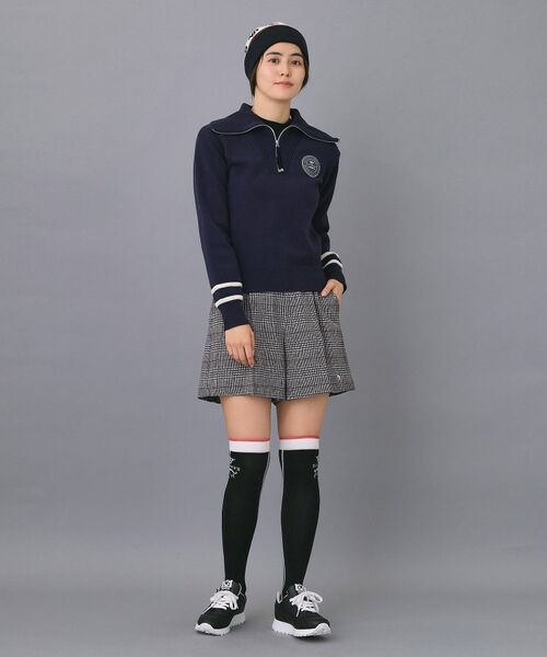 adabat / アダバット ショート・ハーフ・半端丈パンツ | 【ADABAT NAVY】ハイブリッドダウンキュロット | 詳細8