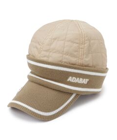 adabat / アダバット キャップ | キルティングラインブリム防寒キャップ