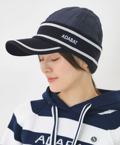 adabat / アダバット キャップ | キルティングラインブリム防寒キャップ | 詳細10