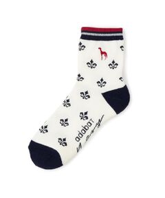 adabat / アダバット ソックス | 【ADABAT NAVY】フルールドリスレギュラーソックス