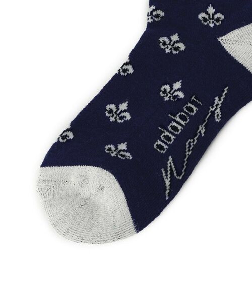 adabat / アダバット ソックス | 【ADABAT NAVY】フルールドリスレギュラーソックス | 詳細4
