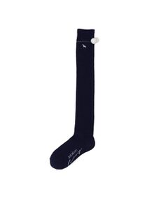 adabat / アダバット ソックス | 【ADABAT NAVY】ボンボンサルーキニーハイウォームソックス