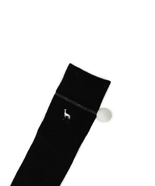 adabat / アダバット ソックス | 【ADABAT NAVY】ボンボンサルーキニーハイウォームソックス | 詳細3