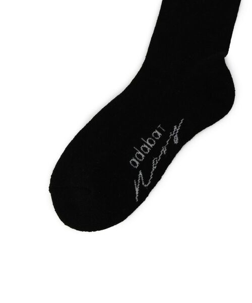 adabat / アダバット ソックス | 【ADABAT NAVY】ボンボンサルーキニーハイウォームソックス | 詳細4