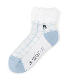 adabat / アダバット ソックス | チェックショートフレンチ