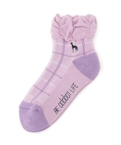 adabat / アダバット ソックス | チェックショートフレンチ