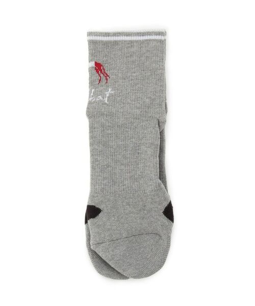 adabat / アダバット ソックス | 【ADABAT NAVY】3Dサルーキショートソックス（ライトグレー(011)）