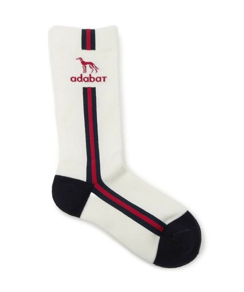 adabat / アダバット ソックス | 【新レーベル ADABAT NAVY】ラインレギュラーウォームソックス | 詳細2