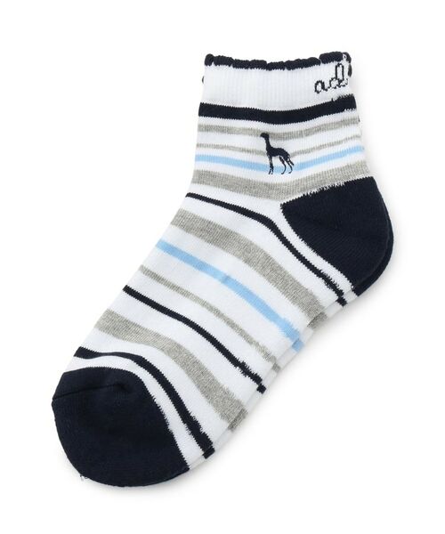adabat / アダバット ソックス | マルチボーダーレギュラーソックス | 詳細1