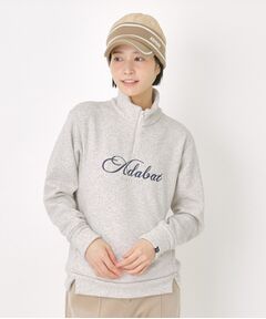 adabat / アダバット カットソー | 裏起毛ハーフジッププルオーバー