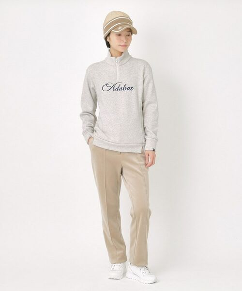 adabat / アダバット カットソー | 裏起毛ハーフジッププルオーバー | 詳細2