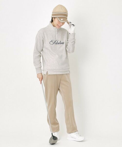 adabat / アダバット カットソー | 裏起毛ハーフジッププルオーバー | 詳細3