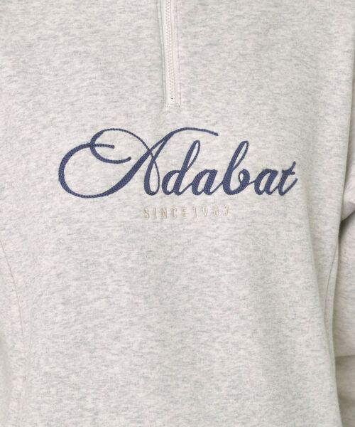 adabat / アダバット カットソー | 裏起毛ハーフジッププルオーバー | 詳細4