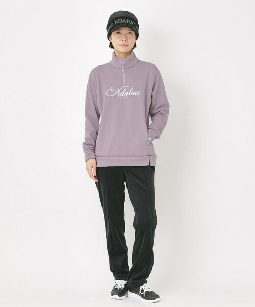 adabat / アダバット カットソー | 裏起毛ハーフジッププルオーバー | 詳細6