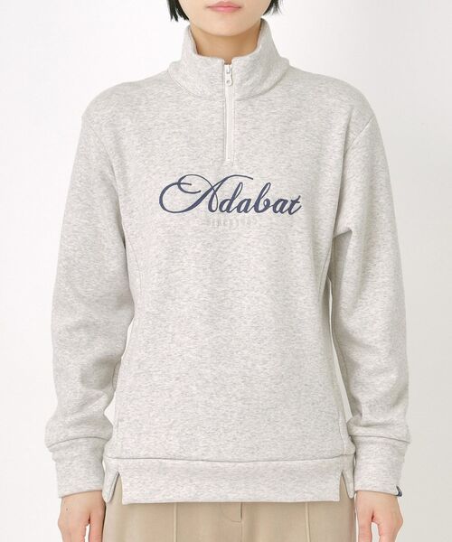 adabat / アダバット カットソー | 裏起毛ハーフジッププルオーバー | 詳細9