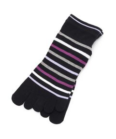 adabat / アダバット ソックス | 5本指ボーダーショートソックス