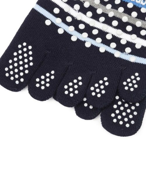 adabat / アダバット ソックス | 5本指ボーダーショートソックス | 詳細3