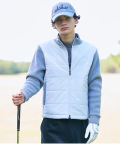 adabat / アダバット レザーブルゾン・ジャケット | ニットコンビパデットブルゾン