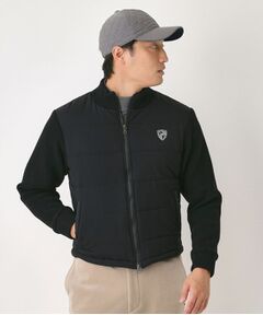 adabat / アダバット レザーブルゾン・ジャケット | ニットコンビパデットブルゾン