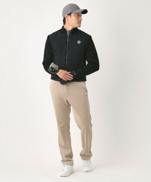 adabat / アダバット レザーブルゾン・ジャケット | ニットコンビパデットブルゾン | 詳細10