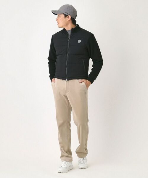 adabat / アダバット レザーブルゾン・ジャケット | ニットコンビパデットブルゾン | 詳細11