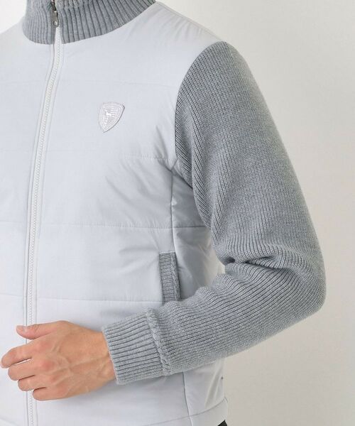 adabat / アダバット レザーブルゾン・ジャケット | ニットコンビパデットブルゾン | 詳細18