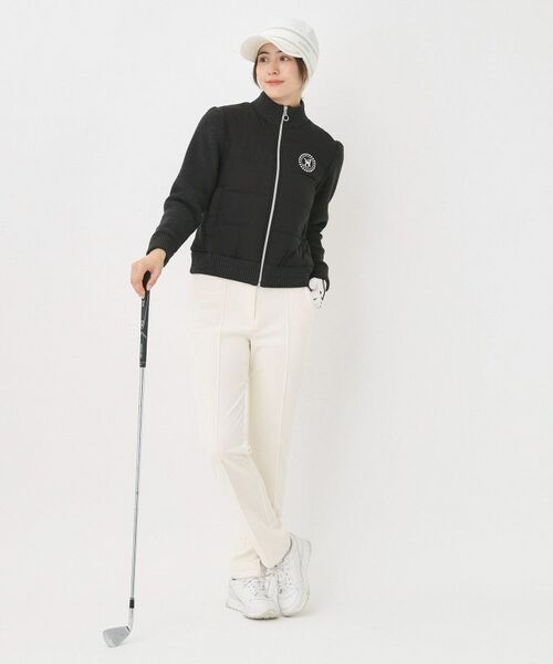 adabat / アダバット レザーブルゾン・ジャケット | ニットコンビパデットブルゾン | 詳細14