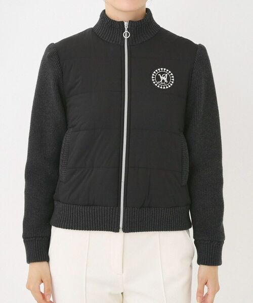 adabat / アダバット レザーブルゾン・ジャケット | ニットコンビパデットブルゾン | 詳細17