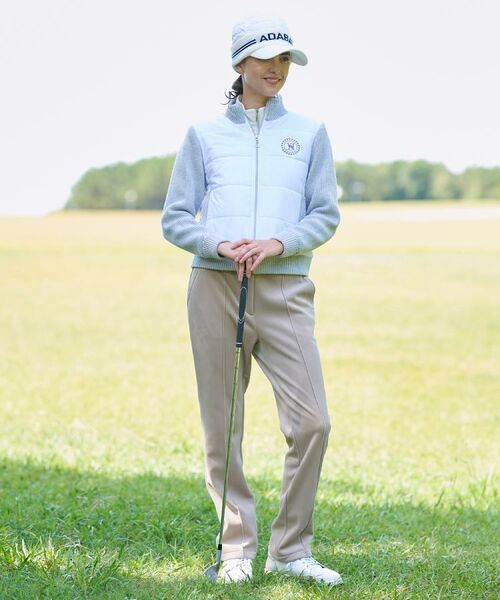 adabat / アダバット レザーブルゾン・ジャケット | ニットコンビパデットブルゾン | 詳細2