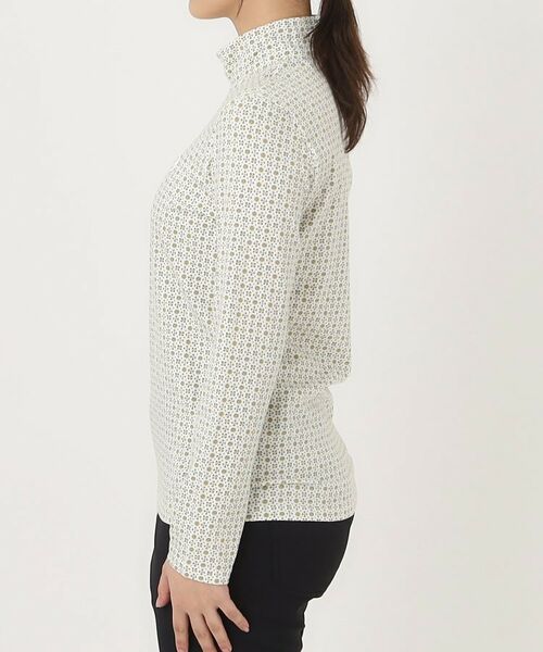 adabat / アダバット カットソー | 小紋柄プリントP長袖モックT | 詳細10
