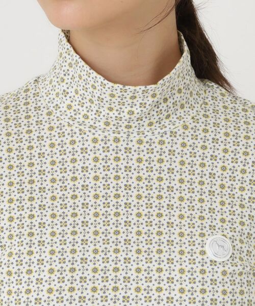 adabat / アダバット カットソー | 小紋柄プリントP長袖モックT | 詳細12