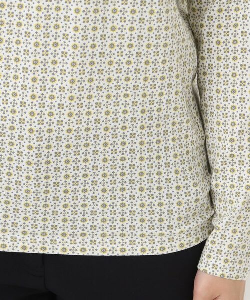 adabat / アダバット カットソー | 小紋柄プリントP長袖モックT | 詳細14