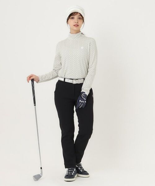 adabat / アダバット カットソー | 小紋柄プリントP長袖モックT | 詳細7