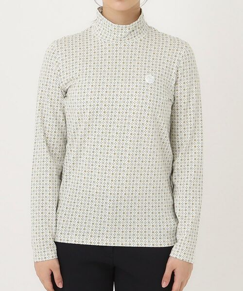 adabat / アダバット カットソー | 小紋柄プリントP長袖モックT | 詳細9