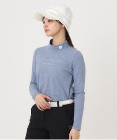 adabat / アダバット カットソー | メランジボーダーモックネックT