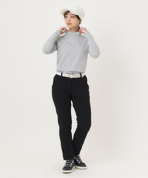 adabat / アダバット カットソー | メランジボーダーモックネックT | 詳細2