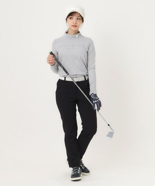 adabat / アダバット カットソー | メランジボーダーモックネックT | 詳細3