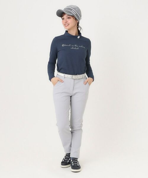 adabat / アダバット カットソー | メランジボーダーモックネックT | 詳細6