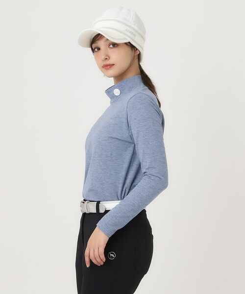 adabat / アダバット カットソー | メランジボーダーモックネックT | 詳細9