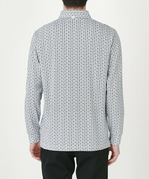 adabat / アダバット ポロシャツ | 小紋柄プリントP長袖ポロシャツ | 詳細11